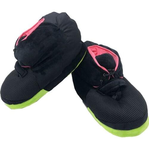 Winter Indoor Warm Cotton Shoes Female EU One Size Unisex (36-43) Bedroom Soft Non-Slip Couple Sneakers Floor Sofa Slippers Man