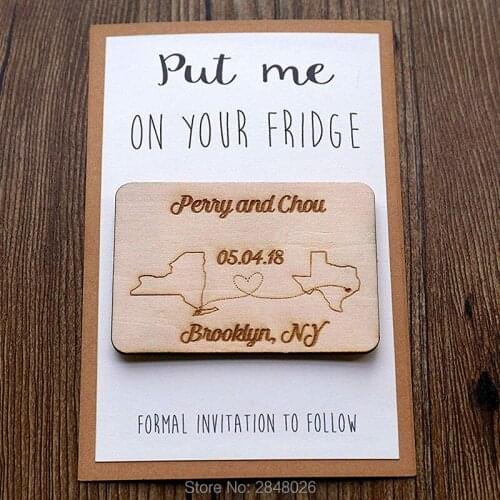 Laser cut custom Map save the date destination laser cutting wedding initials invitation cards,Wedding Keepsake Magnet