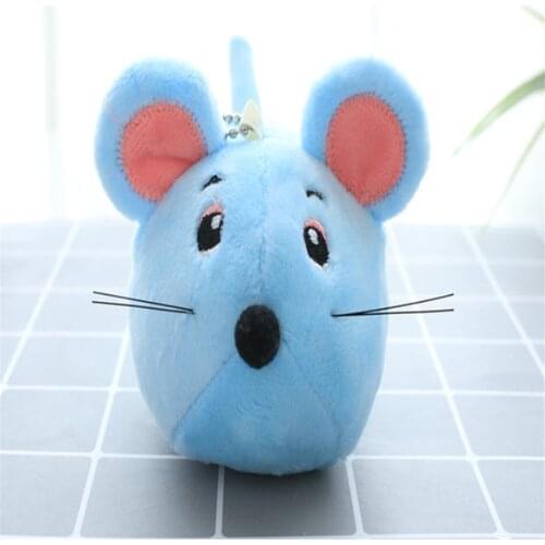 4colors, small size 10cm approx. stuffed mouse animal doll , key chain gift plush toy
