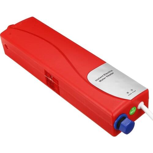 3000W 220V Instant Electric Water Heater Mini Tankless Hot Instantaneous Water Heater System for Kitchen Bathroom