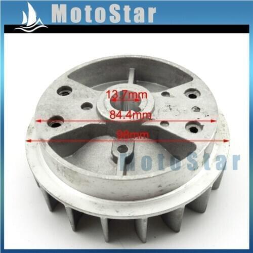 Mini Moto Recoil Pull Starter Flywheel For 2 Stroke 47cc 49cc Engine Pocket Bike Chinese Kids Dirt Quad ATV Crosser Minimoto