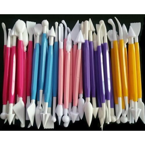 Fondant Cake carved Pen silicone bakeware Set carving knife baking sculpture 8piece confeitaria pizzacraft botiquin Tool