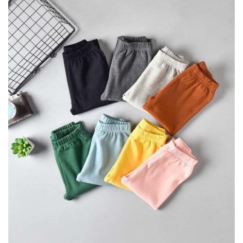 New Baby Girls Pants leggings candy colors Autumn Cotton knitting Baby kids infant children Pants Leggings Trousers For Girls