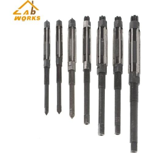 New 7Pcs/Set Adjustable Hand Reamers, HV to H3,1/4" to 15/32"