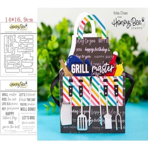 Picnic barbecue phrase Troqueles de corte de metal scrapbooking stamps and dies Metal cutting dies for scrapbooking Dies