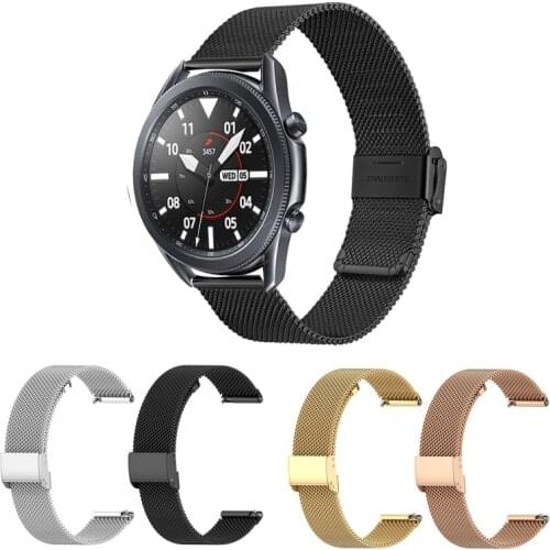 For Samsung galaxy watch 3 45mm Strap Milanese watchbands Sport Bracelet 22mm Watch band For galaxy watch 46mm/Gear S3 Strap