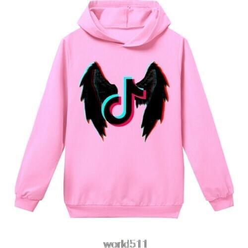 Tik Tok Hoodies For Teens Girls Cute Boys Clothes Sweatshirt Long Sleeve Toddler Sudadera Autumn 2-16Y