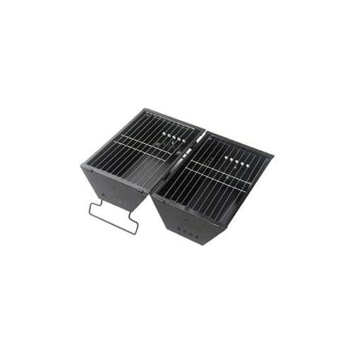 Outdoor portable folding picnic barbecue stove