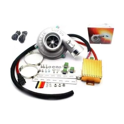 CLR Universal Electric Turbo Supercharger Kit Thrust Motorcycle Electric Turbocharger Air Filter Intake all car improve speed