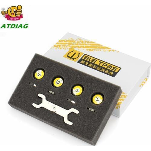 TPMS universal external tyre pressure sensor support IOS Android phone Bluetooth-compatibe 4.0 tire pressure sensor Easy Install