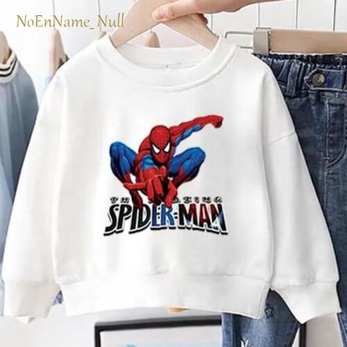 2021 Spring New Cartoon Fashion Girls' Sweater Childrens Long Sleeve Round Neck T-shirt Boys' Pullover Childrens Wear