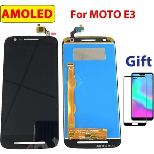 5.0inch Black/White For Motorola Moto E3 XT1700 LCD Display Touch Screen Digitizer Assembly Replacement For MOTO E3 LCD