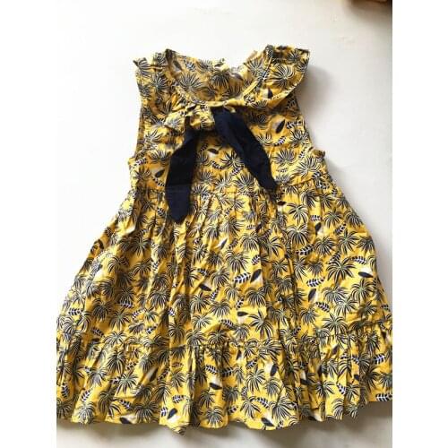 1piece /lot) 100% cotton lace baby girl dresses 2020(0-3year old)