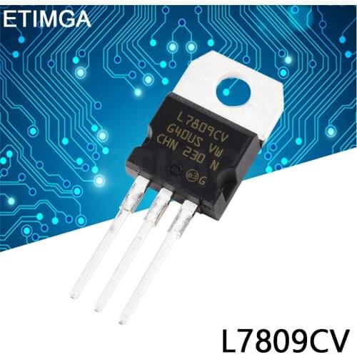 10PCS/LOT L7809CV TO220 L7809 TO-220 7809 LM7809 MC7809 7808CV new and original IC