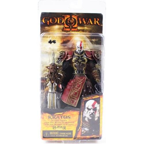 20cm New Hot Toy NECA God War Kratos in Ares Armor with Medusa Head PVC Action Figure Collectible Model Toy For Kids Gift