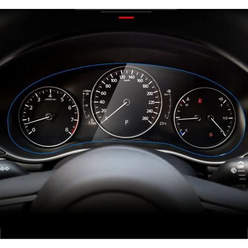 Car Instrument Panel Protector For Mazda 3 Axela 2020 2021 Accessories Screen Protector Dashboard Membrane Film