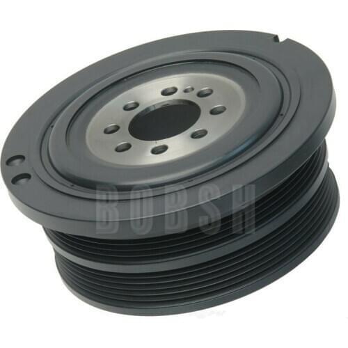 Car Torsional vibration damper assembly b mwN62 E65 E66 E53 Engine crankshaft pulley Belt transition pulley Belt idler pulley