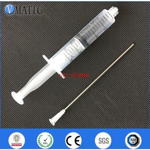 Free Shipping Non Sterilized Quality 10ml/10cc Luer Lock Plastic Syringes With 16G Blunt Tip Needles 10cm