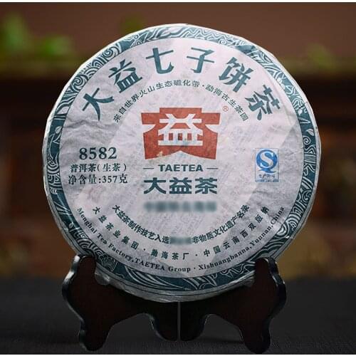2011 TAETEA 8582 Menghai 103 Batch Raw Puer Chinese Tea Sheng Puer Chinese Tea Cake 357g