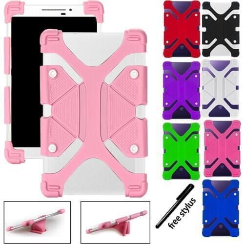 Tablet Case for Sony Xperia Tablet Z/ Z2/ Z4 10.1" with Bracket Function Silicone Stand Case Cover + Free Stylus