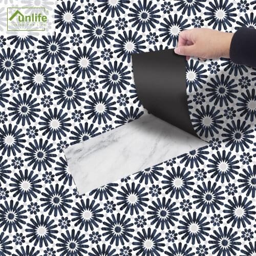 Funlife®20x300cm Stelino Pattern Ground Sticker Anti-slip Self-adhesive Floor Sticker for Bedroom Bathroom Kitchen Home Decor