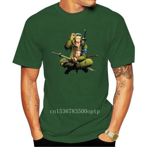 Roronoa Zoro One Piece Artwork Anime Manga Men T Shirt White Unisex More Size and Colors T Shirt Summer Tops Tees