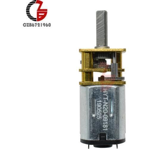 GA12 N20 DC Gear Motor 3V 100RPM Linear Electric Miniatura Motor for Home Appliance Fan Car Hobby Toy RC Car