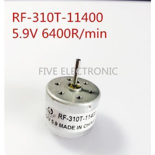 RF-310T-11400 DC MOTOR 5.9V 310 Micro MOTOR, 6MM/10MMShort Shaft, used for Mechanical Equipment\VCD\DVD\FAN