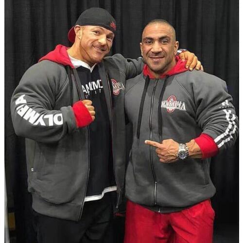 2019 New Brand Autumn Winter Bodybuilding Hoodies Men Gyms Sweatshirts Long Sleeve Cotton Sportwear Fitness Pullover