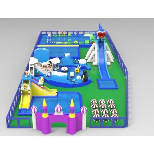 Land Pool Shark Theme Park Site Customization One-stop Water Paradise Made in China