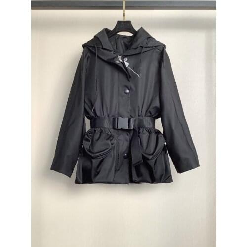 PDs new classic nylon series, new waist design, small short windbreaker coat, popular series, YB customized nylon tarpaulin fab