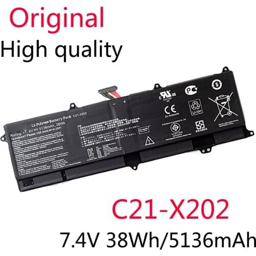 New Original 21-X202 BatteryC For ASUS VivoBook S200 S200E X201 X201E X202 X202E S200E-CT209H S200E-CT182H S200E-CT1