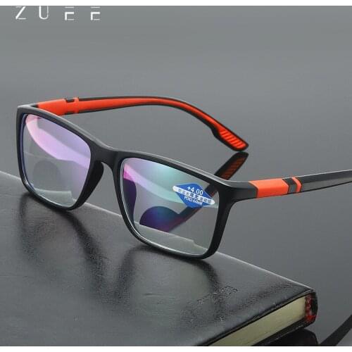 ZUEE TR90 Ultralight Women Men Reading Glasses Retro Clear Lens Presbyopic Glasses Female Male Reader Eyewear +1.5 2.0 3.0 4.0