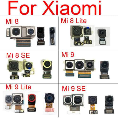 Front&Rear Camera For Xiaomi Mi 8 9 SE Lite 9T Pro/For Redmi K20 Pro Back Main&Small Facing Camera Flex Cable Replacement Parts