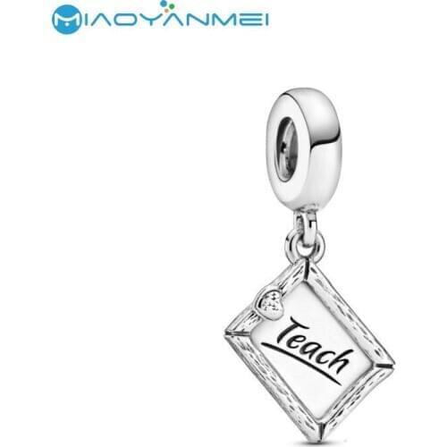 Fit Original Pandora Bracelets 2020 Autumn New 925 Sterling Silver Beads Textbook Dangle Charm Women DIY Brand Pendant