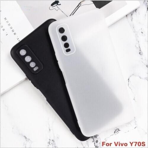 For Vivo Y70S Cases Anti-knock Soft TPU Case For Vivo Y70S Anti Skid Silicone Protection Back Cover Capa