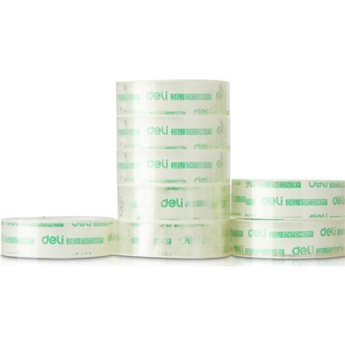 Deli 30061 transparent adhesive tape office student stationery single side 1.8cm tape sealing tape