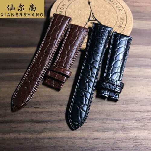 Soft Crocodile Skin Strap Luxury Genuine Leather Belt Custom Universal Watch Band 20MM 22MM 24MM Handmade Alligator Watchbands