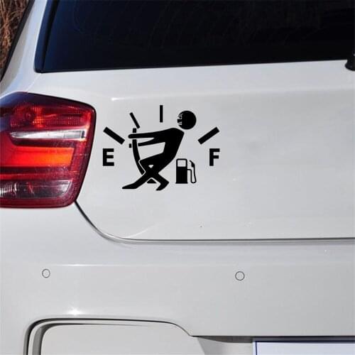 Funny Angry People Car Sticker Small Stickers Pull Fuel Tank Wall Decal Pointer Reflective Car Stickers Decal ov02