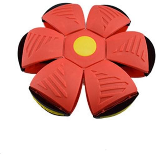 Outdoor Toy Fly Ball LED Beach Garden Game Throw Disc Ball Toy Kid Fancy Soft Novelty Toy Multiple Colour Flat Throw Disc Ball