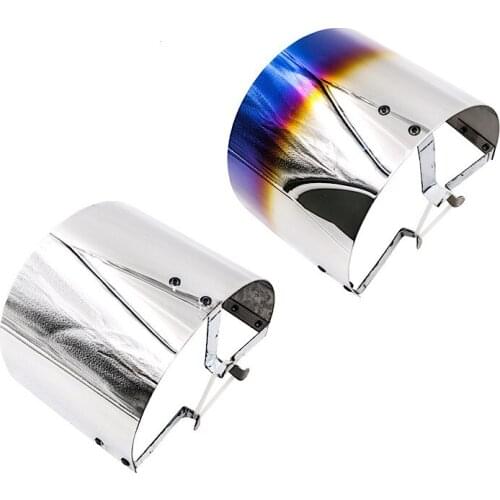 Universal Car Filter Cover Cone Filter Air Intake Heat Shield Stainless Steel Cold Air Intake Heat Shield Dust Guard Accessory