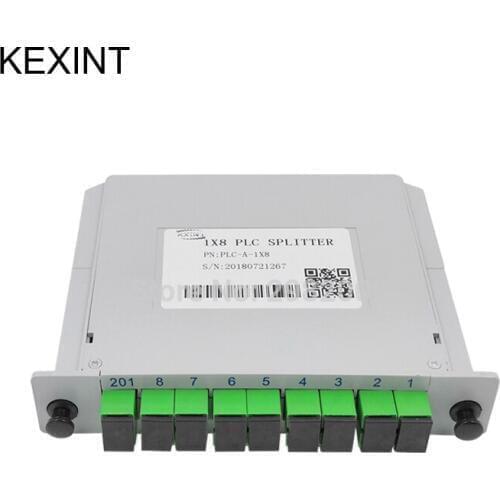 Manufacturer Fiber Optic PLC Splitter 1*8 Insertion outdoor electrical splitter / LGX / Cassette type SC/APC / 5Pieces