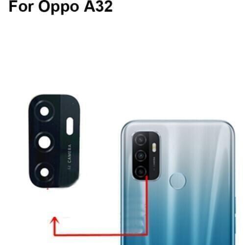High quality For OPPO A32 Back Rear Camera Glass Lens test good For OPPO A 32 Replacement OPPOA32