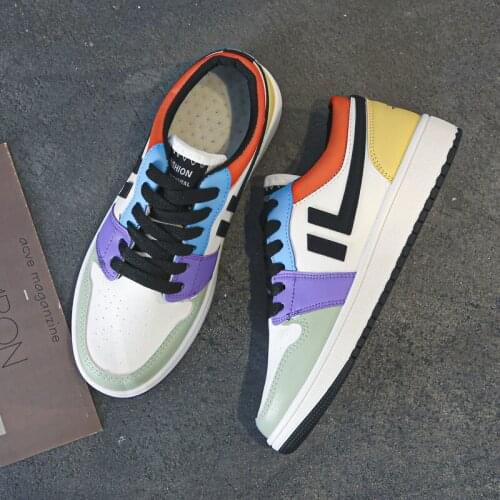 2021 Summer White Casual Sneakers Women New Sports Flat-bottom Low-top Running Skateboarding Shoes Zapatillas Mujer Zapatos