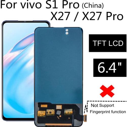 6.39'' LCD For Vivo S1 PRO / X27 PRO LCD Display Touch Screen Digitizer Assembly Replacement For VIVO X27 LCD