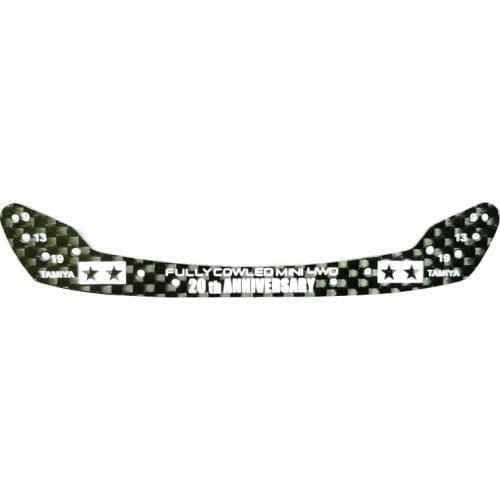 95072 1.5mm HG Carbon Front Stay Fully Cowled Head Spare Parts For Tamiya Mini 4WD Racing Car Model 20th Anniversary