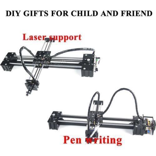DIY LY drawbot with laser head 500mw 2500mw pen drawing robot machine lettering corexy for drawing writing XY-plotter robot tool