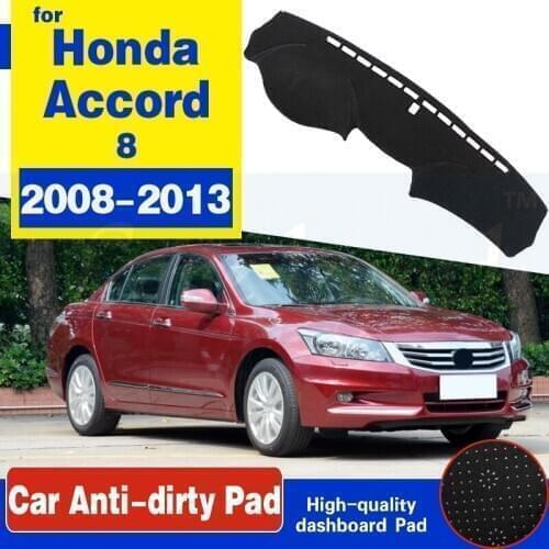 For Honda Accord 8 2008 2009 2010 2011 2012 2013 Anti-Slip Mat Dashboard Cover Pad Sunshade Dashmat Cape Rug Carpet Accessories