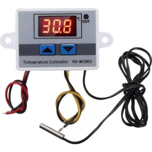 Hot 220V Digital LED Temperature Controller 10A Thermostat Control with Switch Digital Display Incubation Controller