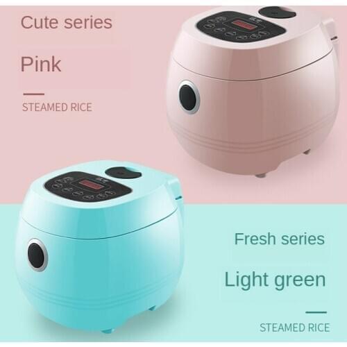 Mini 2L rice cooker intelligent automatic household kitchen rice cooker 1-2 people small rice cooker can cook baby porridge